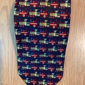 Silk Model Train (or real train) aficionado Tie